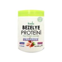 پودر پروتئین نخود فرنگی با طعم توت فرنگی 400g فیبرله (fibrelle)