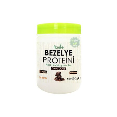 پودر پروتئین نخود فرنگی با طعم شکلات 400g فیبرله (fibrelle)